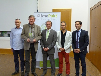 Stadt Düdelingen mit dem European Energy Award ausgezeichnet