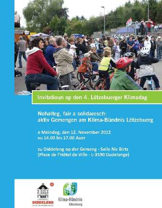4. Lëtzebuerger Klimadag – 12. November 2012 in Düdelingen