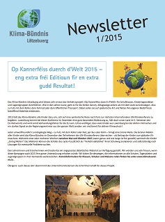 Newsletter 1/2015