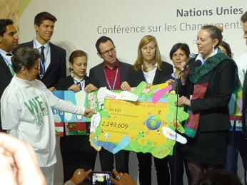 Europas Kinder fordern vom UN-Klimagipfel in Paris ein verbindliches Abkommen!