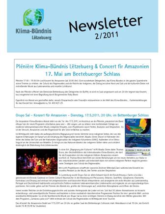Newsletter 2/2011