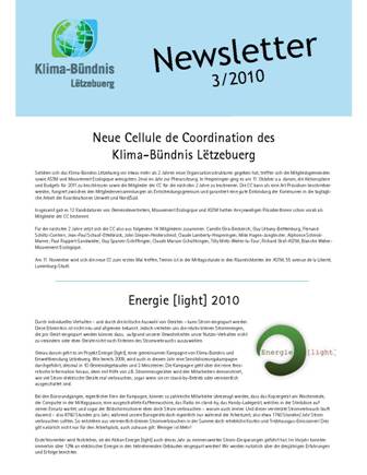 Newsletter 3/2010
