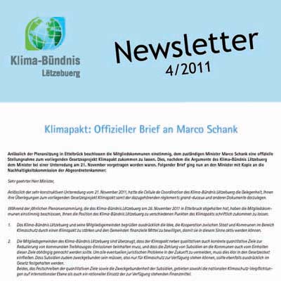 Newsletter 4/2011 ist da!