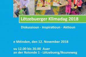 Lëtzebuerger Klimadag 2018: Impressiounen – Foto’en – Virtreeg
