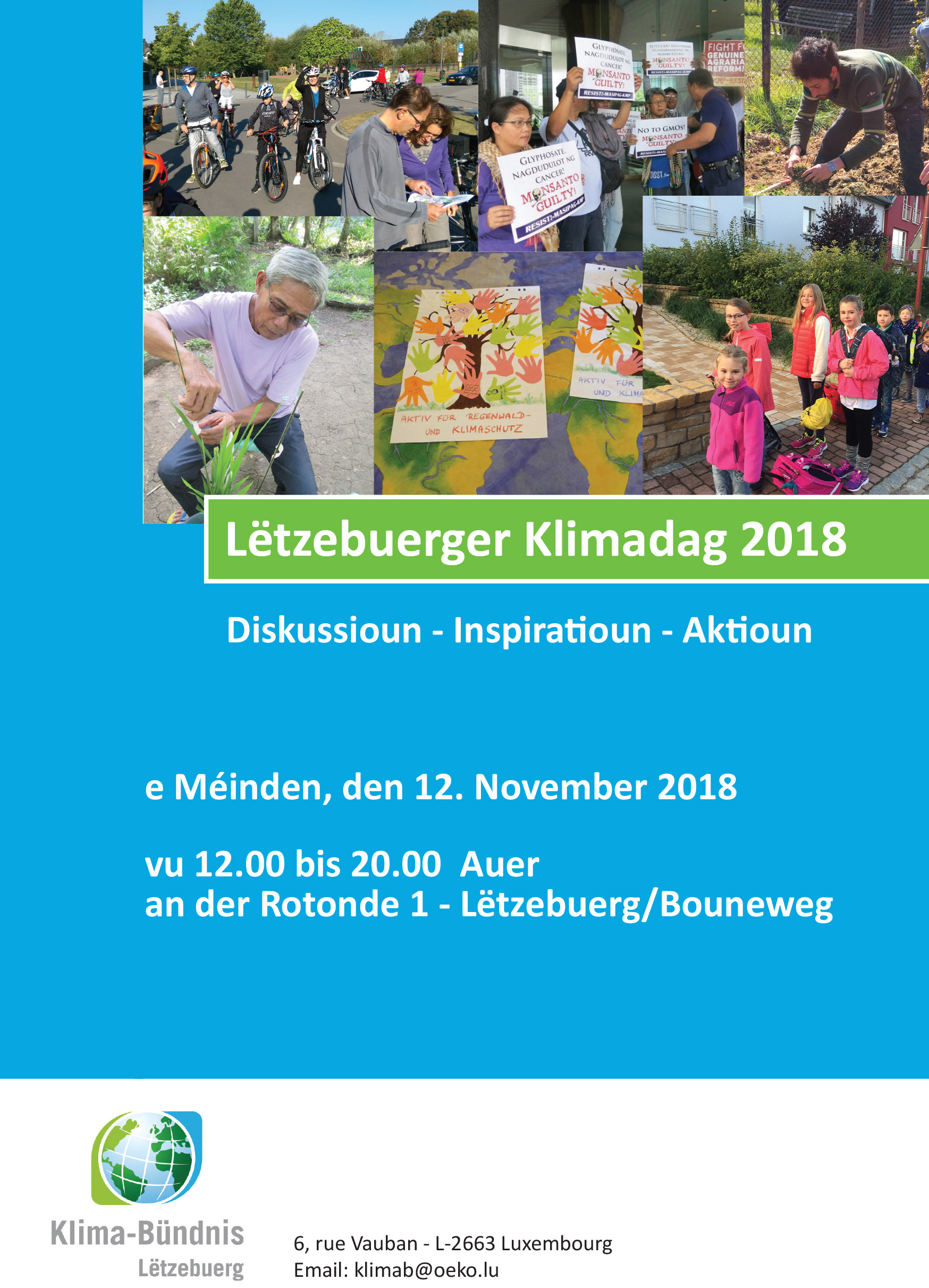 Lëtzebuerger Klimadag 2018: Impressiounen – Foto’en – Virtreeg