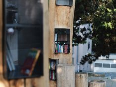 Bicherschaf a Give Box an der Gemeng Suessem