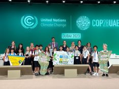 Kinder aus Luxemburg setzen Zeichen für den Klimaschutz bei der UN-Klimakonferenz