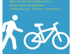 Invitatioun Seminaire Aktiv am ëffentleche Raum mat Infrastrukture fir jiddereen: verkéiersberouegt – begréngt – liewenswäert